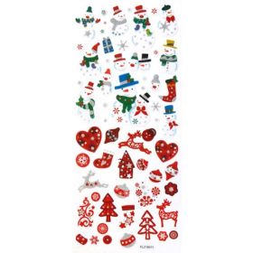 IMG78386_5250 Glitzer Sticker Weihnachten, 5 Blatt-image