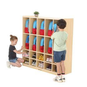 IMG102514_30294 Rucksack- und Schuhregal f. 10 Kinder-image