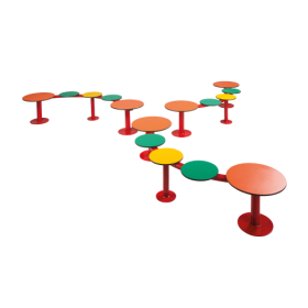 3er Set, Bank mit 5 Sitzen B/H/T: 187x35x70 cm (einzeln), Innen- oder Außenbereich wählbar-image