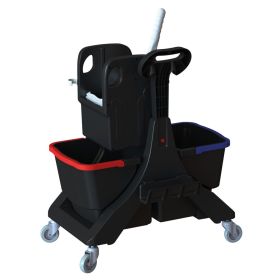 IMG102852_31896 Zweieimerwagen EcoBlack 45 mit Presse u. Wanne-image