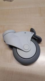 Designrolle 100mm Durchmesser, Bauhöhe 140mm, 4 Rollen 1 Satz Rollen für diverse Möbel-image