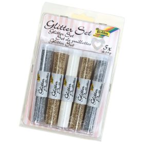 Giotto metallic Glitter, 5 x 10,5 ml-image