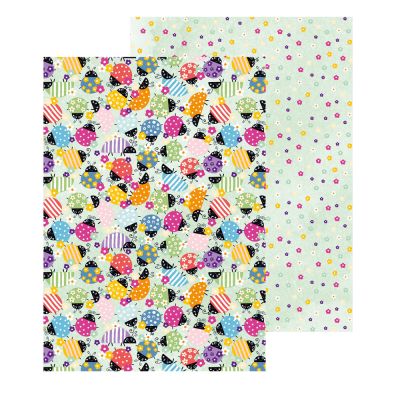 IMG102152_29191 Motivkarton Mattline 250 g, " Marienkäfer" 10 BG-image