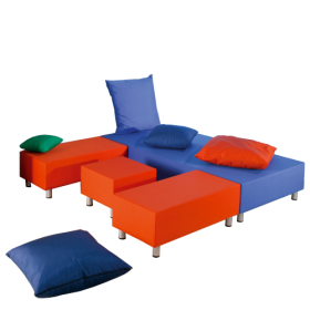 Wellness Oase Set 3 Wellness Oase Set 3, bestehend aus 4 Elementen und 5 Kissen-image