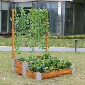 IMG102220_29392 Mehrstufiges Hochbett mit Rankgitter-image