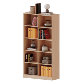 Regal, 5 Ordnerhöhen - Serie evo 180 Gesamthöhe 190 cm, mit Sockel, mit Mittelwand-image