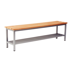 Umkleidebank mit Massivholz Sitzleisten und Schuhrost Sitzbank mit Schuhrost und Sitz- und Rückenlehnenleisten aus Buche Massivholz, die Gestellfarbe nach RAL- Farbe ist wählbar Umkleidebank mit Massivholz Sitzleisten und Schuhrost Sitzbank mit Schuhrost und Sitz- und Rückenlehnenleisten aus Buche Massivholz, die Gestellfarbe nach RAL- Farbe ist wählbar-image