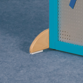 Standfuß für Raumteiler B/H/T: 1,8 x 9,4 x 25 cm, Stollenbauweise-image