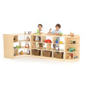 Raumteiler Eckschrank, 3 Böden, 3 Fächer-image