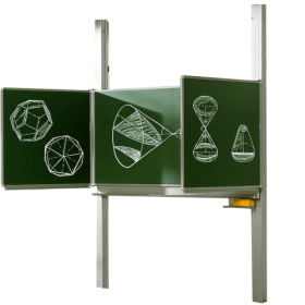Pylonentafel aus Stahl, Serie PYKL ST, grün Pylonenklappschiebetafel-image