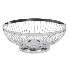 IMG70521723_6145 Brot-/Obstkorb Edelstahl, Ø 25,5 cm x 9,5 cm-image
