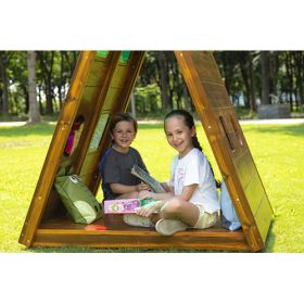 Outdoor Regenbogen Krabbelhaus-image