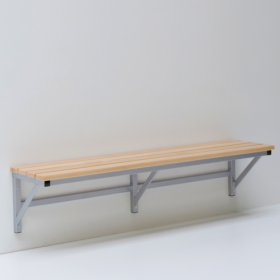 Umkleidesitzbank zur Wandmontage B/H/T: 100x45x35 cm-image
