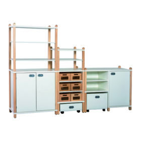 Fertigregalsystem in Stollenbauweise ''Christoph'' B/H/T: 244x80/160x40 cm, Nr. 47 Fertigregalsystem in Stollenbauweise ''Christoph'' B/H/T: 244x80/160x40 cm, Nr. 47-image