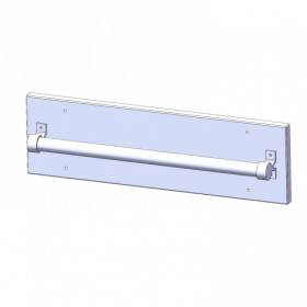 Leiterparkstation für Einhängeleiter / Leiterzarge - Serie evo180 für 50 cm tiefe Schrankwände, zur seitlichen Befestigung an Schrank (ab Schranktiefe 50cm) oder an der Wand-image