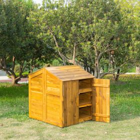 Outdoor-Schrank mit geschlossenen Türen-image