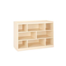 Regalschrank mit Rückwand Owlaf, 3 Böden, 8 Fächer-image