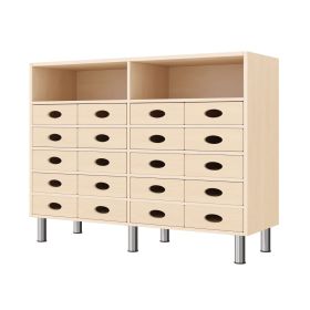 Regalschrank 79-120, 20 Materialkästen, mit höhenverst. Füßen-image
