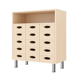 Regalschrank 79-80, 15 Materialkästen, mit höhenverst. Füßen-image