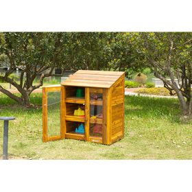 Outdoor-Schrank mit transparenten Türen-image