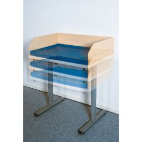 Wickeltisch höhenverstellbar, T 71 cm-image
