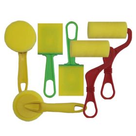 Borstenpinsel-Set, kurze Borsten, 15 Stk.-image