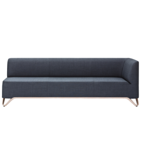 BOXIT 3er Designer Sofa mit Armlehne B/H/T: 205x74x75 cm, Sitzhöhe: 43 cm-image