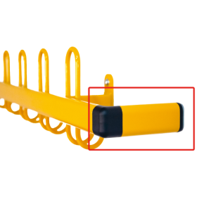 Retoure für Garderobenleiste mit Dreifachhaken nach hinten optionaler Wandanschluss für SHL-Garderobenleisten, Sicherheitshakenleisten mit Dreifachhaken nach hinten Retoure für Garderobenleiste mit Dreifachhaken nach hinten optionaler Wandanschluss für SHL-Garderobenleisten, Sicherheitshakenleisten mit Dreifachhaken nach hinten-image