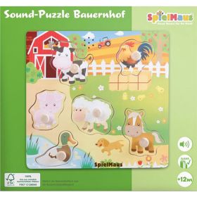 IMG101510_27488 SpielMaus Holz Sound Holzpuzzle Bauernhof-image