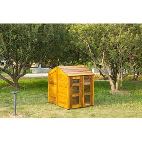 Outdoor-Schrank mit transparenten Türen-image