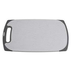 IMG70521565_6532 Schneidbrett, Kunststoff, 25 x 40 cm, rutschfest, grau / granit-image