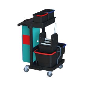 IMG102853_31899 Reinigungswagen EcoBlack 100 kpl. mit Presse-image