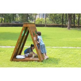 Outdoor Regenbogen Krabbelhaus-image