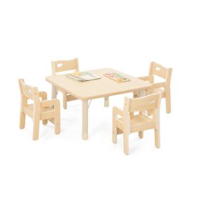 Tisch Owlaf 75 x 75 cm, höhenverst.(46-71 cm), Oberfl. Melamin-image