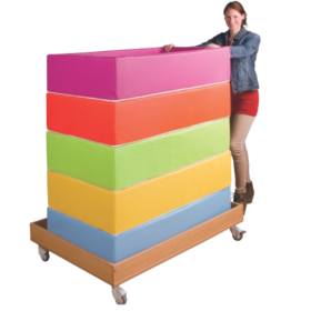 Transportwagen für Kinderbettchen B/H/T: 118x20x68 cm, fahrbar-image