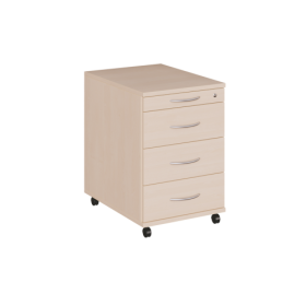 Rollcontainer mit 3 Schüben + 1 Utensilien Schub B/H/T: 43x64x58 cm-image