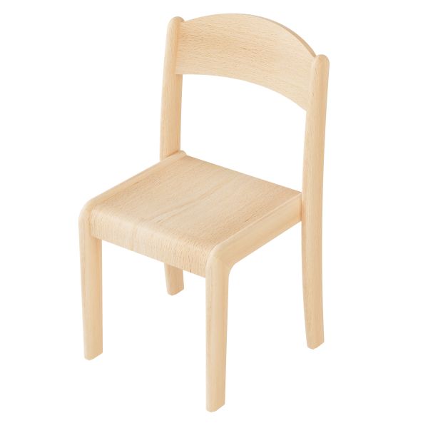 Stuhl Moritz, Sitzhöhe 35cm, Buche hell, 4 Stück-image