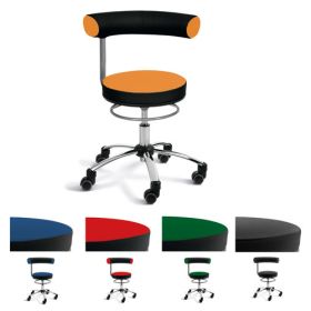 IMG100302_24062 Sanus Gesundheitsstuhl Classic, mit starrer Lehne, Kunstlederbezug, Farben nach Wahl-image