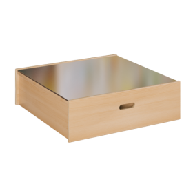 Spielpodest "Spiegel" B/H/T: 78x24x78 cm, Podest als stabile Multiplexkonstruktion, Spielpodest mit Spiegel Spielpodest "Spiegel" B/H/T: 78x24x78 cm, Podest als stabile Multiplexkonstruktion, Spielpodest mit Spiegel-image