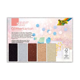 Glitterkarton Classic, 300 g, 5 Bogen, 50 x 70 cm Glitterkarton Classic, 300 g, 5 Bogen, 50 x 70 cm-image