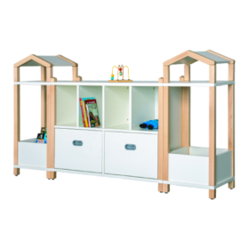 Fertigregalsystem in Stollenbauweise ''Patricia'' B/H/T: 186x80/104x40 cm, Nr. 46 Fertigregalsystem in Stollenbauweise ''Patricia'' B/H/T: 186x80/104x40 cm, Nr. 46-image