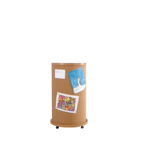 Mobile Litfaßsäule aus hochwertigem Narturkork, Serie KLS Höhe: 130 cm, Durchmesser: 60 cm Mobile Litfaßsäule aus hochwertigem Narturkork, Serie KLS Höhe: 130 cm, Durchmesser: 60 cm-image