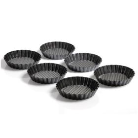IMG70521014_2924 Tortelett, 6er Set, Ø 10 cm, schwarz-image