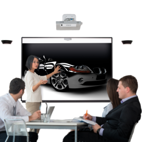 Projektionstafel Serie PTFT Bilddiagonale: 87": Außenmaße: 188x130 cm, Bildgröße: 188x117 cm, magnethaftend-image