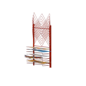 Trockengestell klappbar zur Wandmontage B/H/T: 43x85x26 cm in Rot Trockengestell klappbar zur Wandmontage B/H/T: 43x85x26 cm in Rot-image