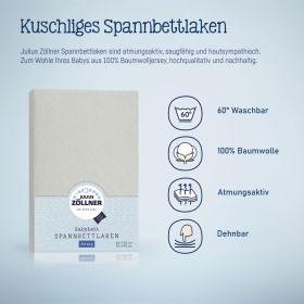 Spannbetttuch Jersey, 70/140-image