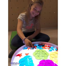 Acryl Formen Mandala, 7 Blumen, 125-tlg.-image