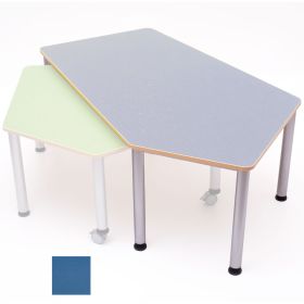 Fünfecktisch mit Linoleumplatte, groß, Höhe 41 cm - Farbe nach Wahl-image