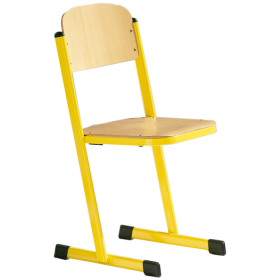 Schülerstuhl ST 30 Gestellfarbe wählbar, Sitzträger offen oder geschlossen-image