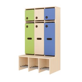Komplett-Garderobe, 3 Plätze, Sitzhöhe: 35 cm-image